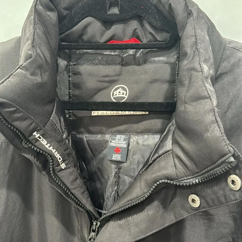Stormtech US Performance Men’s Black Windbreaker Winter Coat Zip Up Jacket Sz XL